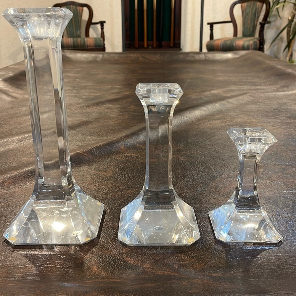 Set of 3 candlesticks